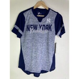 New York Yankees MLB Bling T-Shirt Top Women's Size M G-III 4Her by Carl Banks